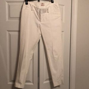 White dress pants. Size 4